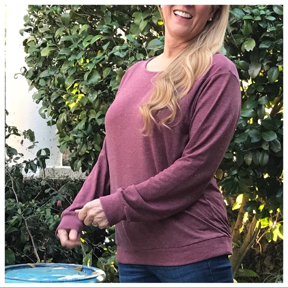 Best Seller Restock Wine Red Basic Tee - Picture 8 of 8